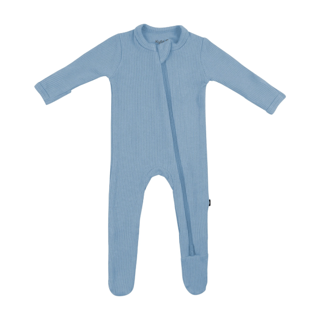 Kyte Baby Ribbed Zippered Footie Footie Kyte Baby   