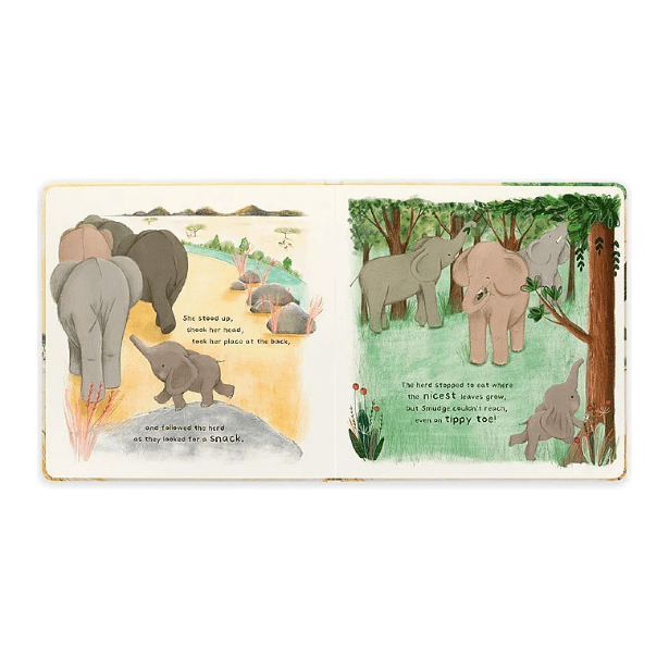 Jellycat Smudge The Littlest Elephant Book Books Jellycat   