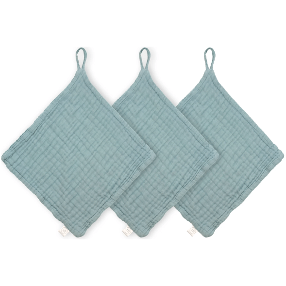 Lou Lou & Company - Washcloth 3-Pack Bath Time Lou Lou & Company Steel