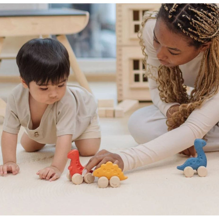 Plan Toys Dino Car - Stego Baby Toys Plan Toys
