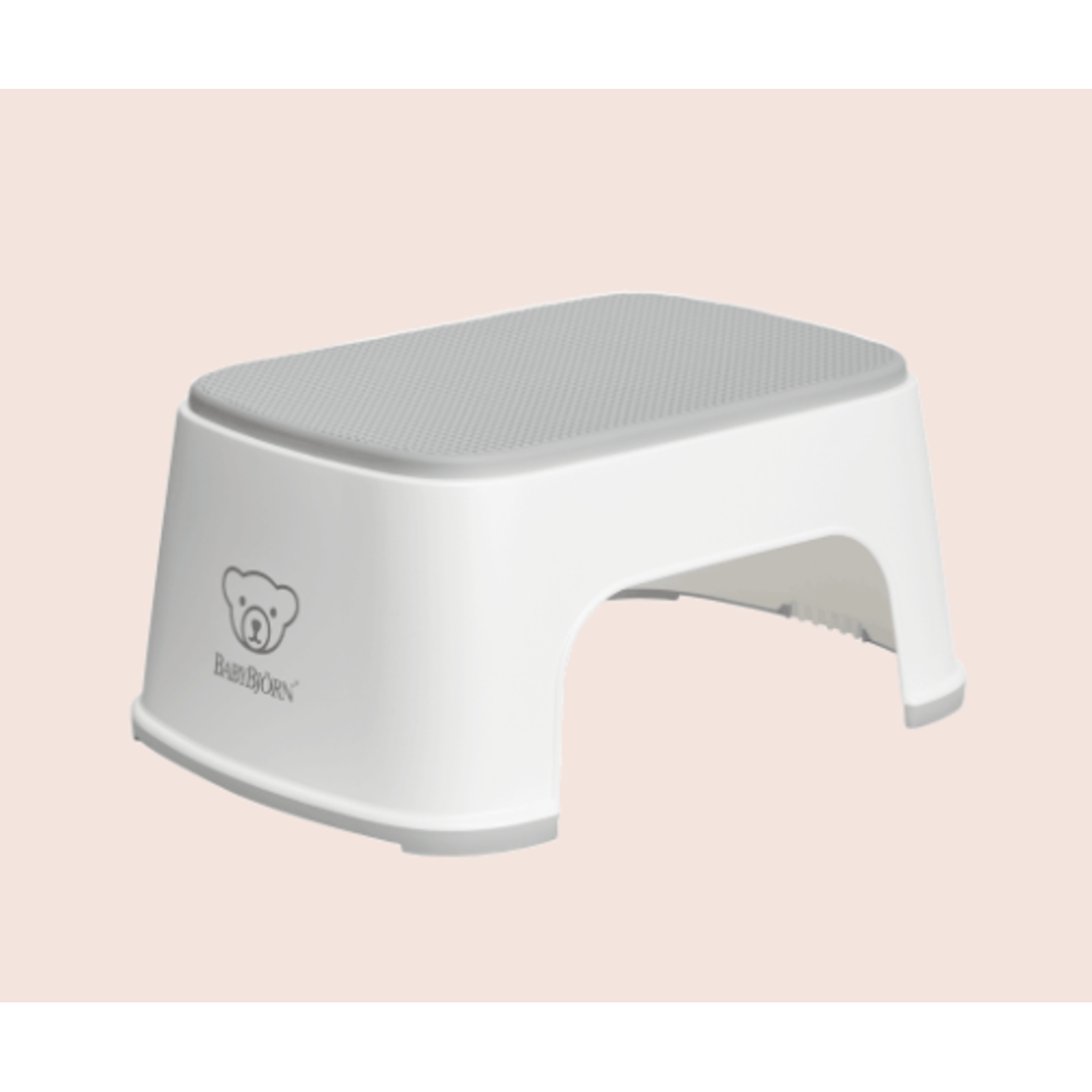 Baby Bjorn Step Stool Bathroom Accessory Baby Bjorn White Grey  