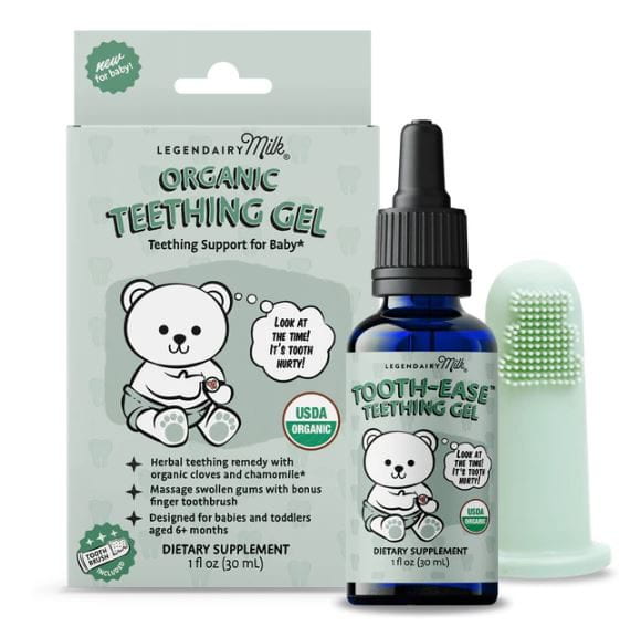 Legendairy Organic Baby Teething Gel Supplements & Remedies Legendairy Milk   