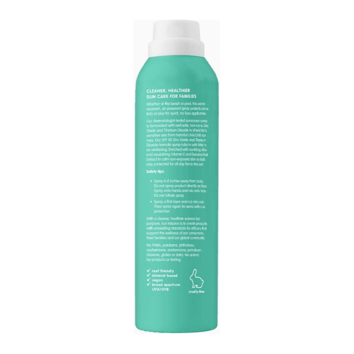 Thinkbaby Kids All Sheer Mineral Sunscreen Spray SPF 50 Sun & Insect Protection ThinkBaby   