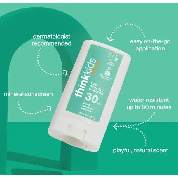 Thinksport Kids Sunscreen Stick- 30SPF Sun & Insect Protection ThinkBaby