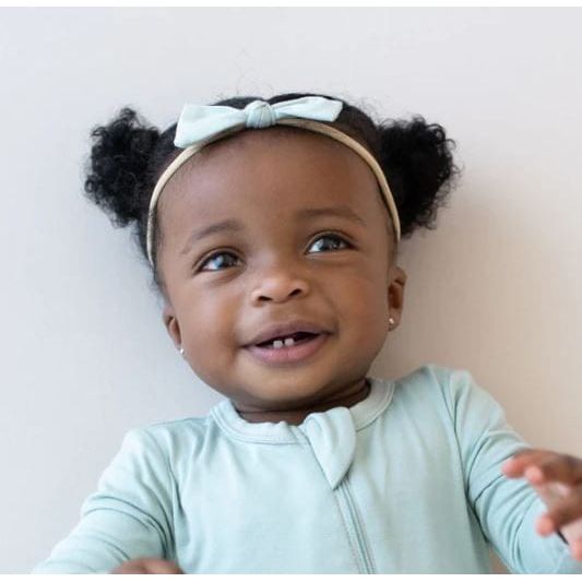 Kyte Tiny Nylon Bow Romper Kyte Baby