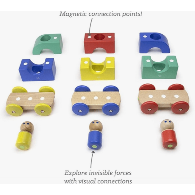 Tegu Magnetic Tram Big Top Wooden Toys Tegu   