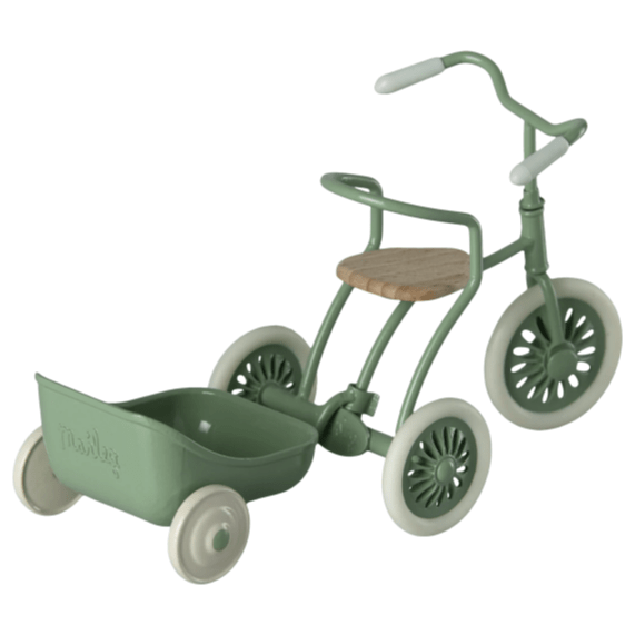 Maileg Tricycle hanger, Mouse- Green Dollhouses and Access. Maileg   