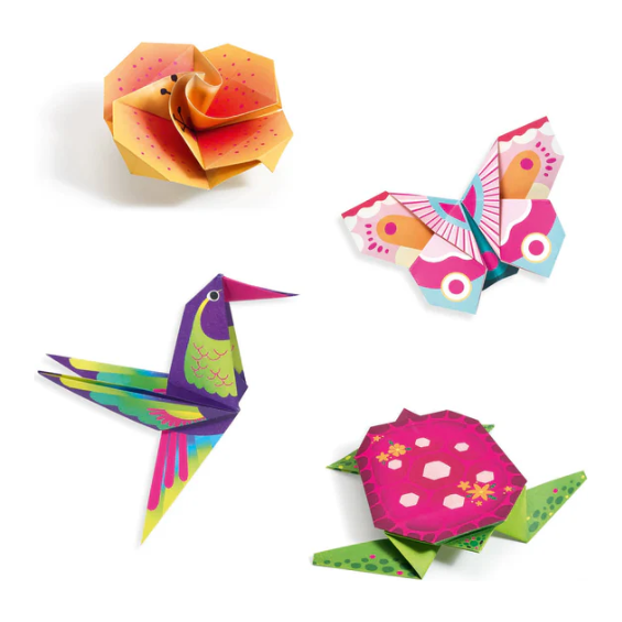 Djeco Tropics Origami Paper Craft Kit Puzzles & Mazes Djeco   