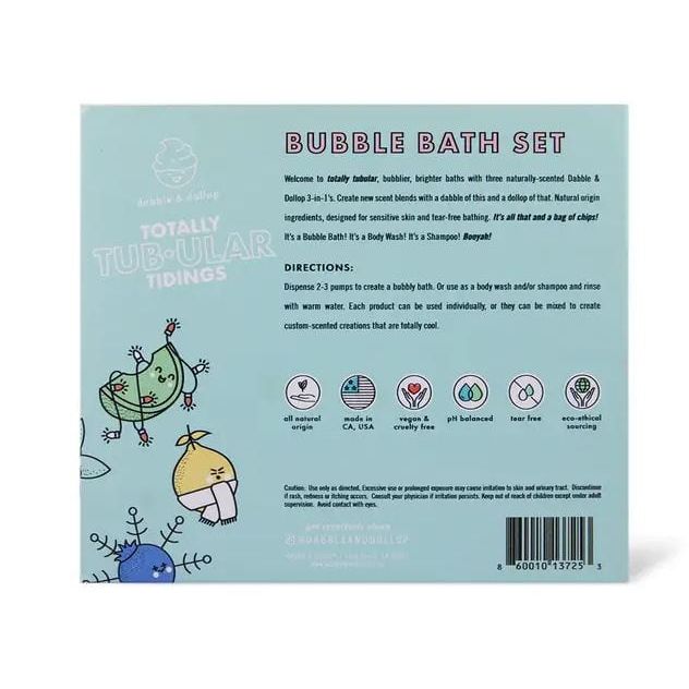 Dabble & Dollop Totally Tub-Ular Holiday Bath Set