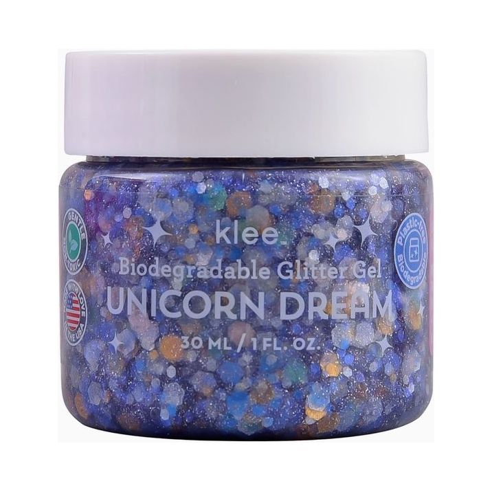 Klee Naturals Mermaid Paradise - Klee Biodegradable Glitter Gel 4PC Set Natural Toiletries Klee Naturals   