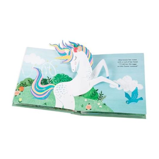 Up with Paper Pop Up Book - Unicorn Easter Books Jumping Jack Press   