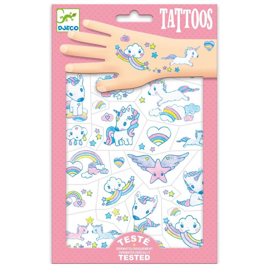 Djeco Unicorn Tattoos Art & Craft Djeco