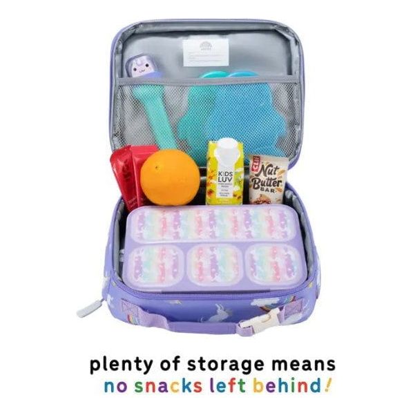 Uninni Ellis Lunch Bag - Rainbow Unicorn Lunch Bag Uninni