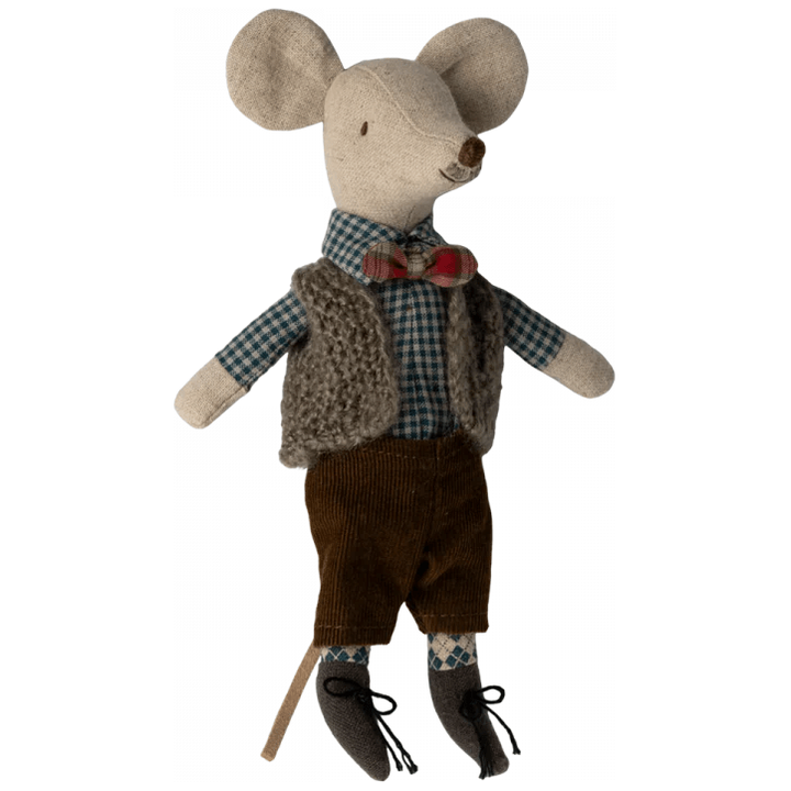 Maileg Vest, Pants and Bowtie for Grandpa Mouse Mice Clothing Maileg   