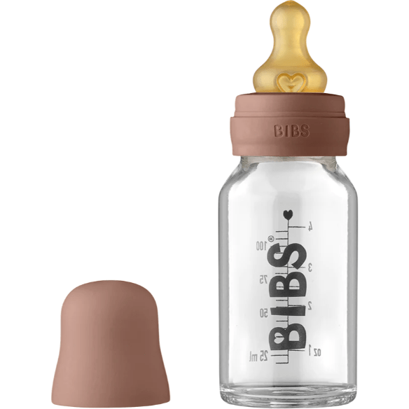 BIBS Baby 110ml Glass Bottle Set Bottles & Sippies BIBS USA Woodchuck  