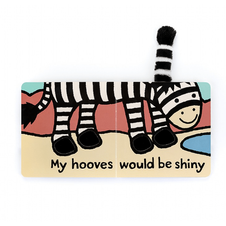 Jellcat If I Were a Zebra Book Childrens Books Jellycat   