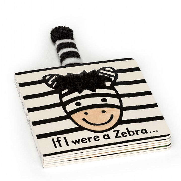 Jellcat If I Were a Zebra Book Childrens Books Jellycat   