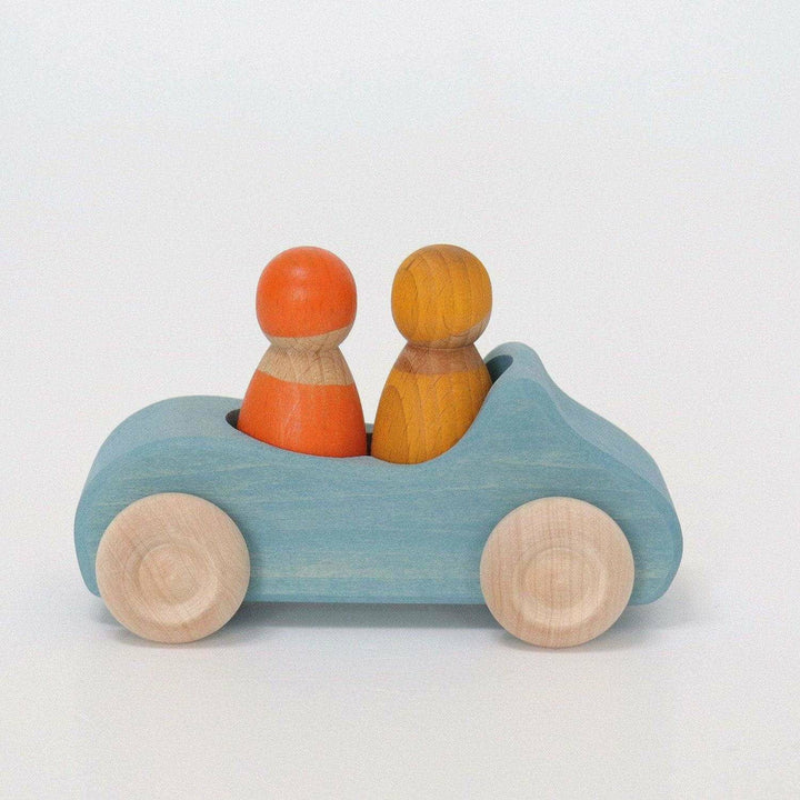 Grimm's Large Convertible Blue Wooden Toys Grimm's   