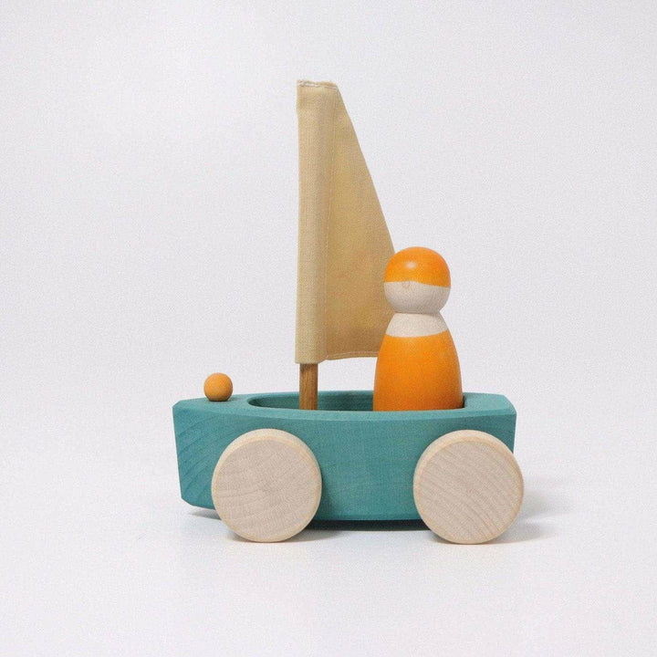 Grimm's Set of 4 Little Land Yachts Toddler And Pretend Play Grimm's   