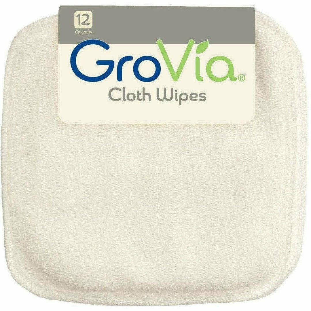 GroVia Reusable Cloth Diaper Wipes Accessories & Laundry GroVia White  