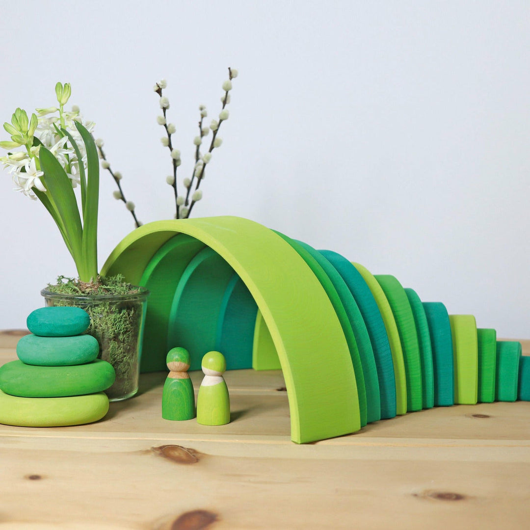 Grimm's Large Rainbow Meadow Green Rainbow Tunnels Grimm's   