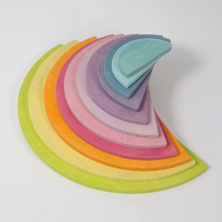 Grimm's Large Semicircles - Pastel Wooden Toys Grimm's   