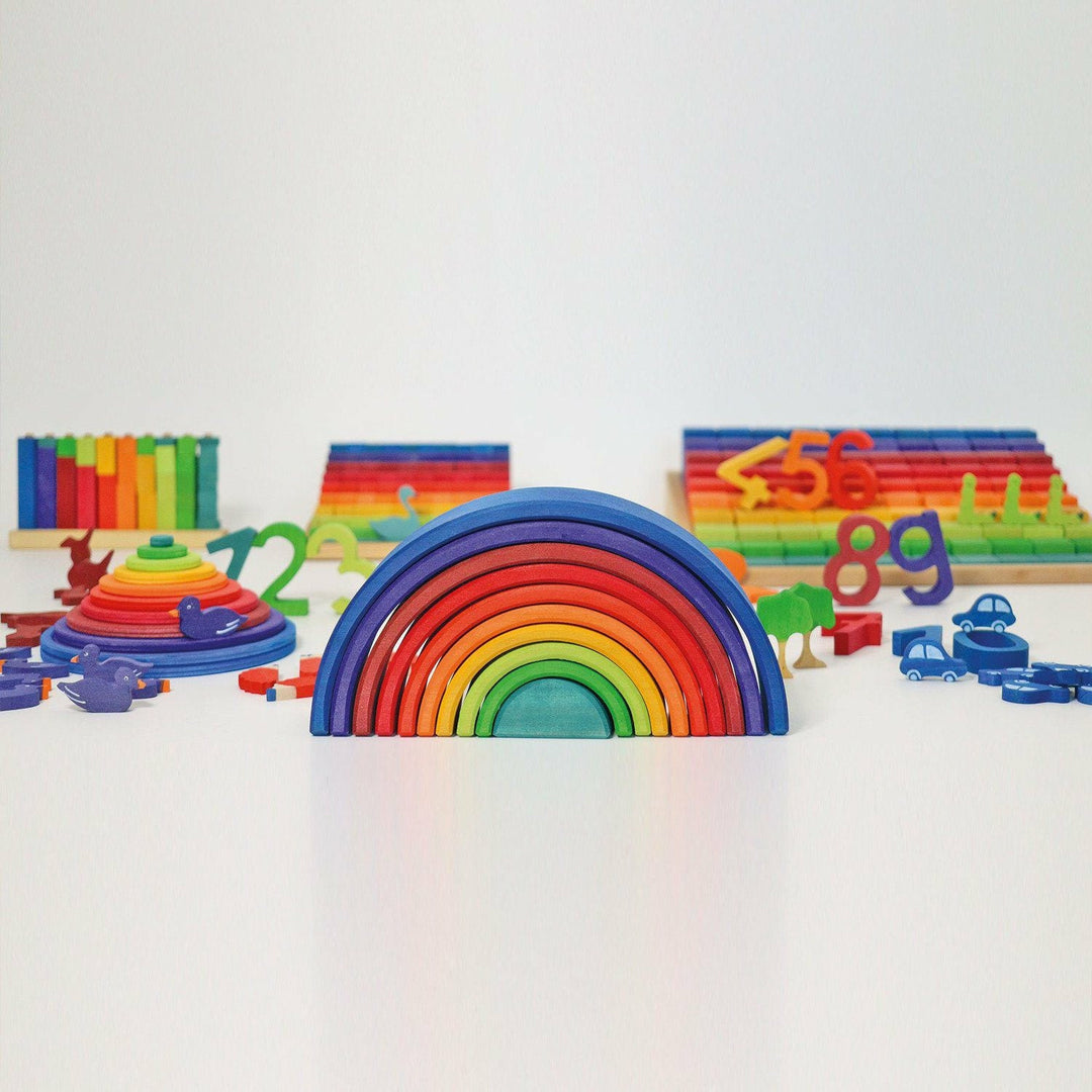 Grimm's Counting Rainbow Wooden Toys Grimm's   