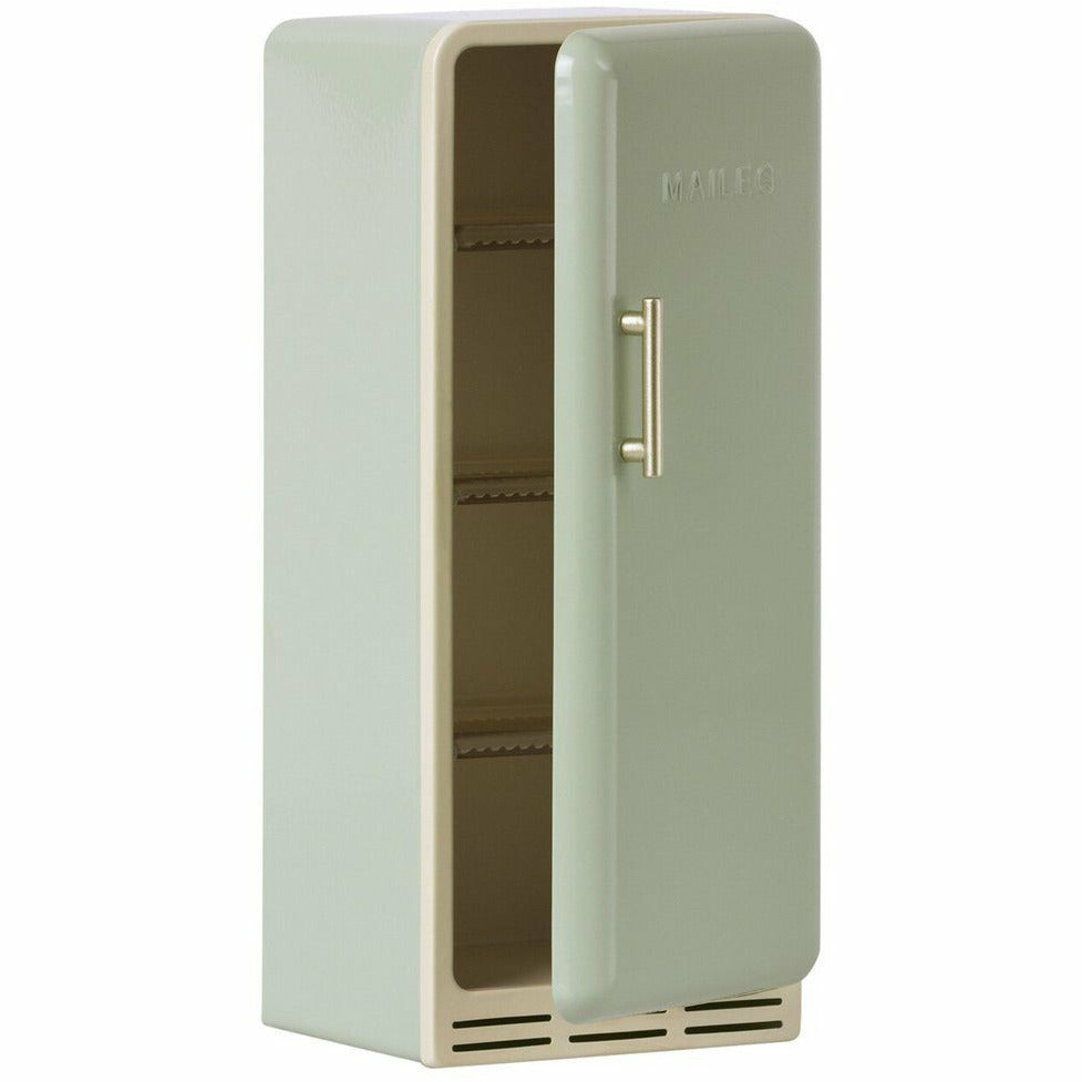 Maileg Miniature Fridge Mint Green Dollhouses and Access. Maileg   