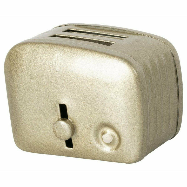 Maileg Toaster & Bread- Silver Dollhouses and Access. Maileg   