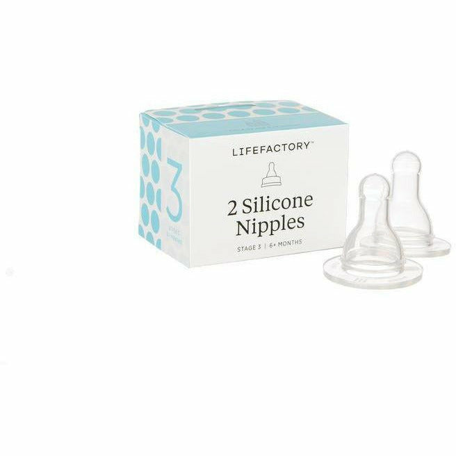 Lifefactory Bottle Nipples - 2 Pack Bottles & Sippies Lifefactory Stage 3 (6+ months)  