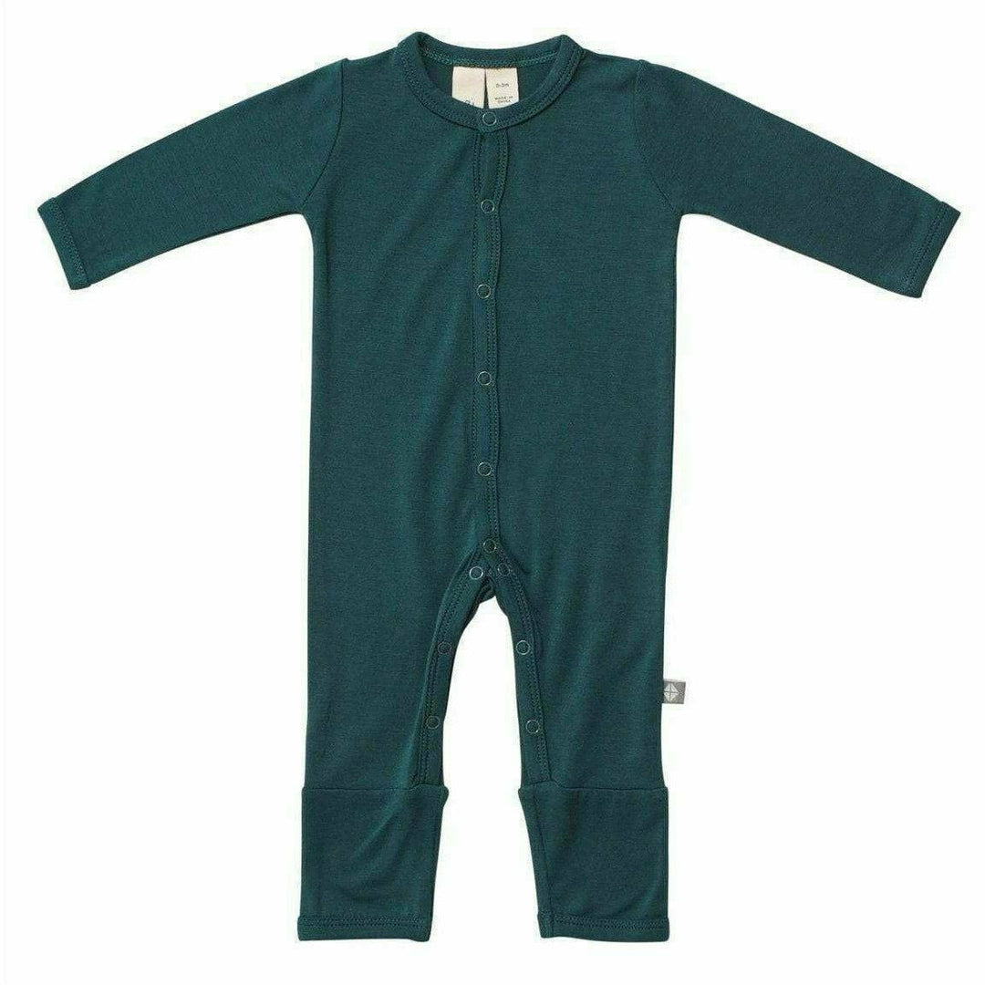 Kyte Baby Solid Snap Romper- 3/6 Months Romper Kyte Baby 3-6M Emerald 
