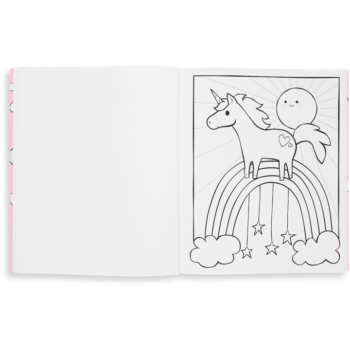 Ooly Color-In' Book: Enchanting Unicorns Color-In Book Ooly   