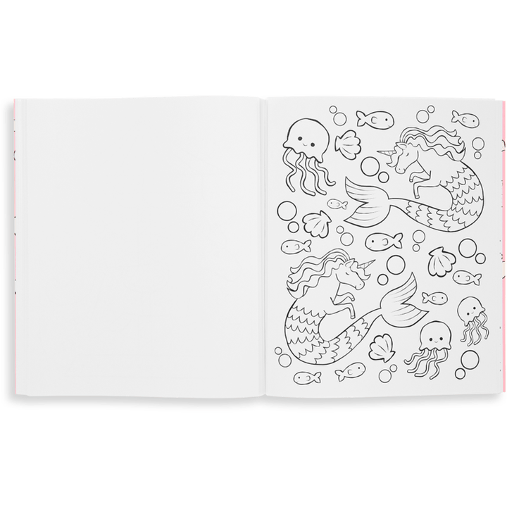 Ooly Color-In' Book: Enchanting Unicorns Color-In Book Ooly   