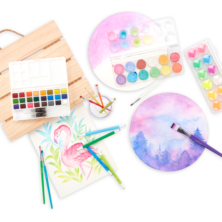 Ooly Chroma Blends Circular Watercolor Paper Pad Paint Ooly   