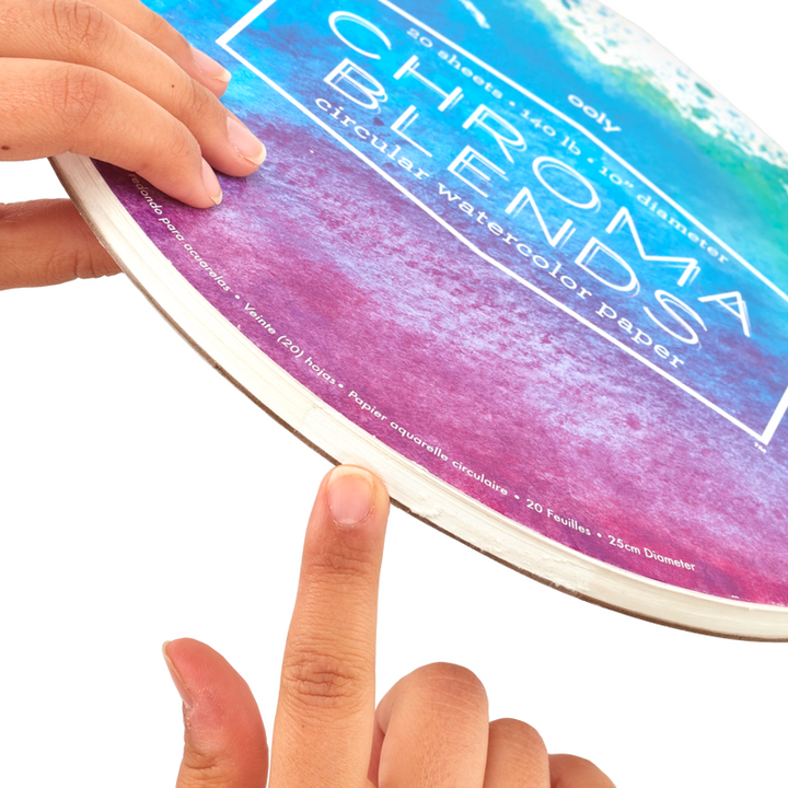 Ooly Chroma Blends Circular Watercolor Paper Pad Paint Ooly   