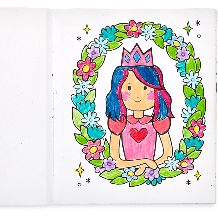 Ooly Color-In' Book: Princesses & Fairies Color-In Book Ooly   