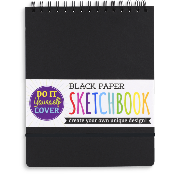 Ooly DIY Cover Sketchbook Black Paper Sketchbook Ooly Large  