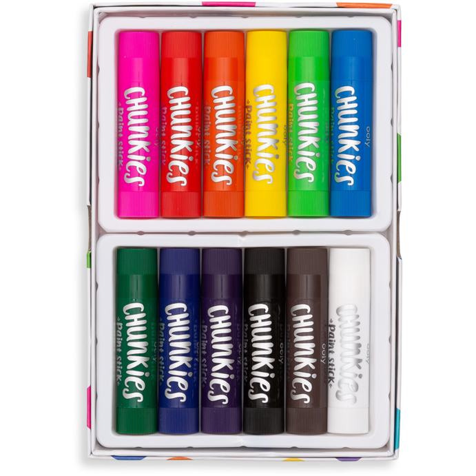 Ooly Chunkies Paint Sticks: Set of 12 Paint Ooly   