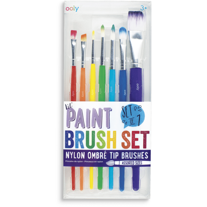 Ooly Lil' Paint Brush Set: Set of 7 Paint Ooly   