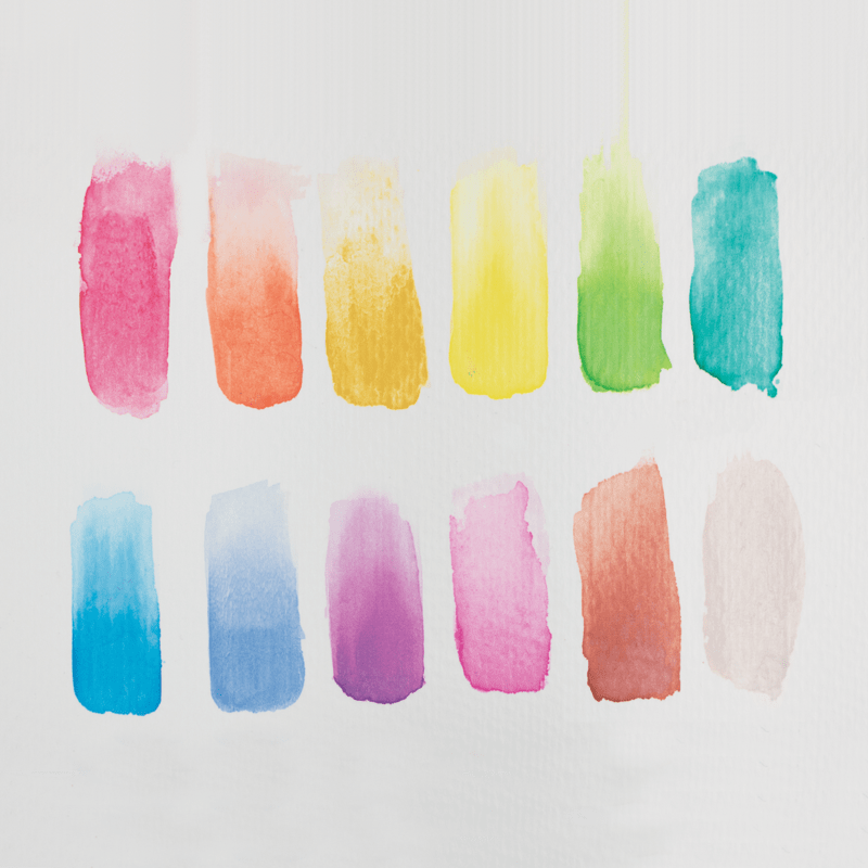 OOLY, Rainbow Sparkle Metallic Watercolor Gel, Art Supplies, Set of 12