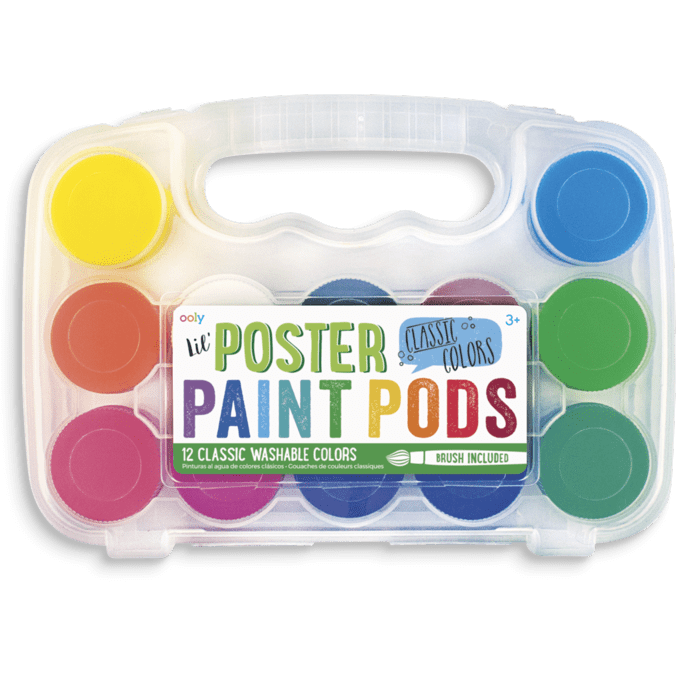 Ooly Lil' Poster Paint Pods: Set of 12 Paint Ooly   