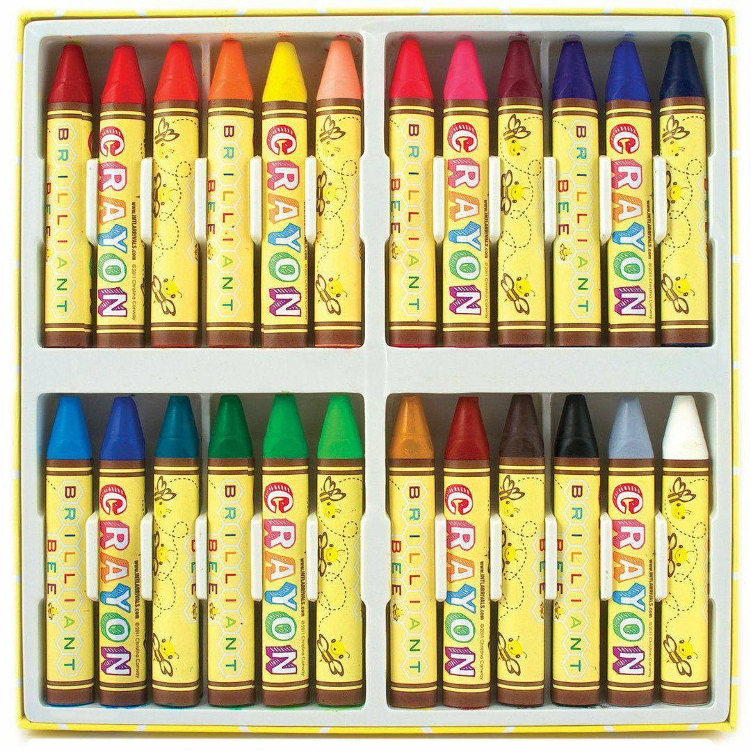 Ooly Brilliant Bee Crayons: Set of 24