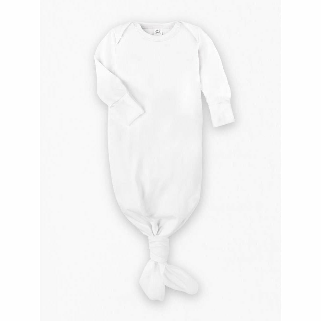 Colored Organics Infant Gown White Gown Colored Organics   