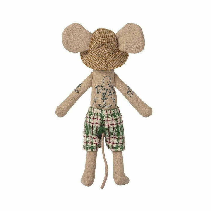 Maileg Beach Dad in Cabin de Plage Mice Maileg   