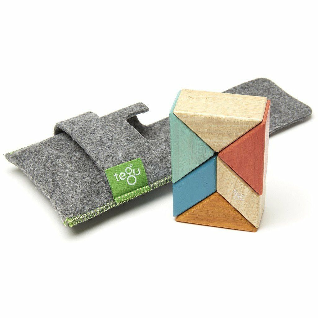 Tegu Pocket Pouch Prism: Sunset Wooden Toys Tegu   