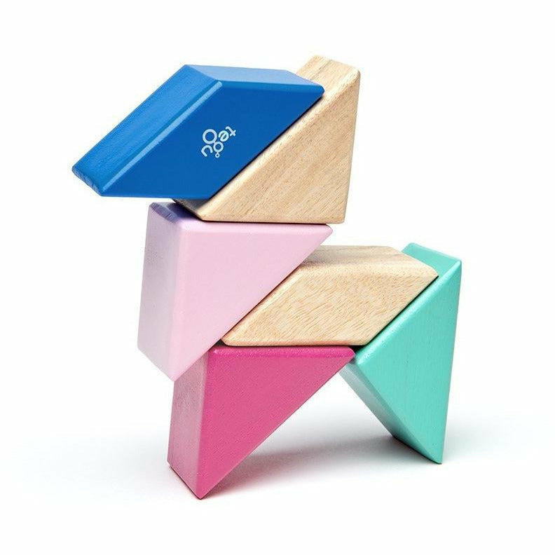 Tegu Pocket Pouch Prism: Blossom Wooden Toys Tegu   