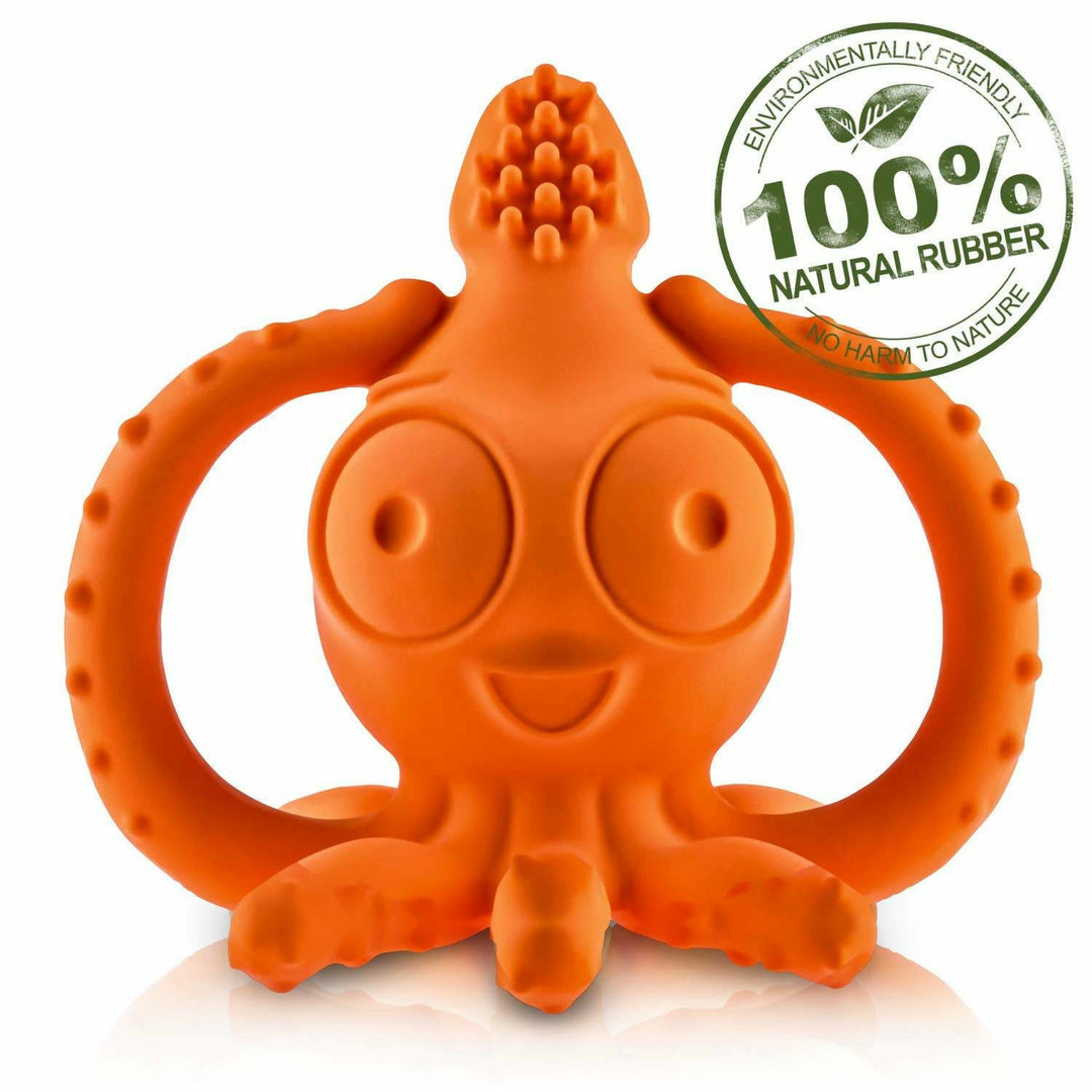 CaaOcho Sqwiddle the Squid Teething Toothbrush Natural Toiletries CaaOcho   