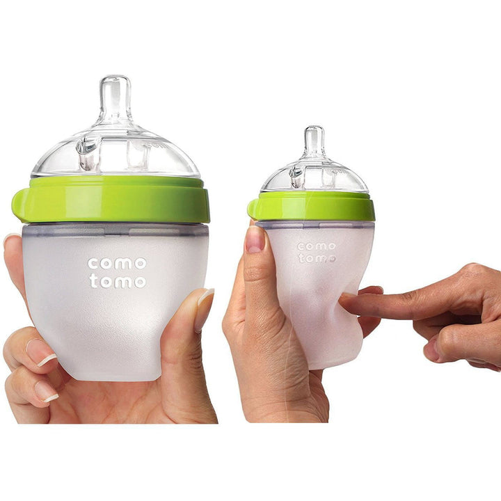 Comotomo Bottles - Green 5 oz Bottles & Sippies Comotomo   