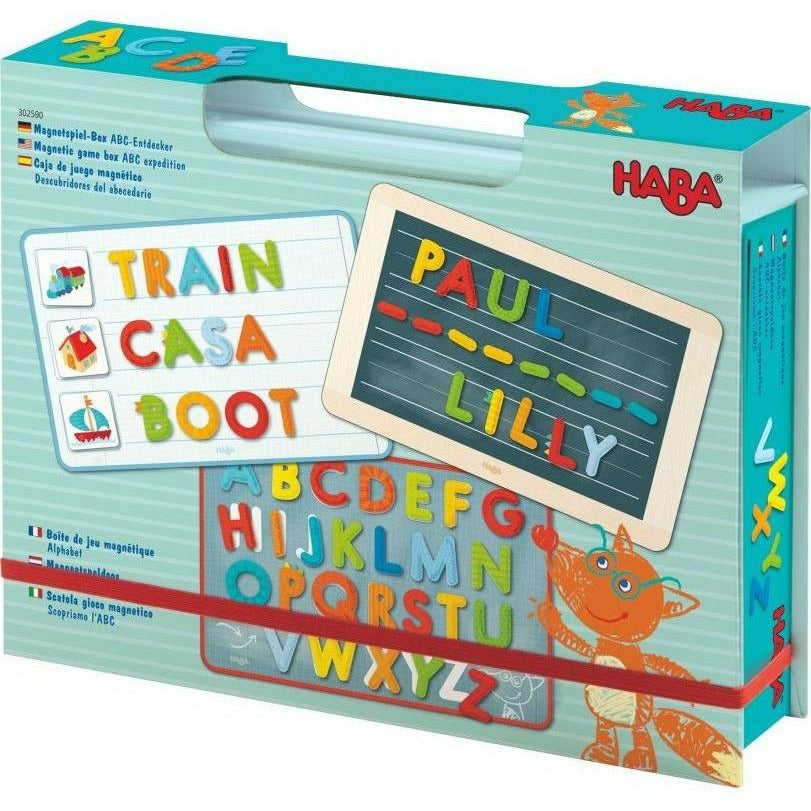 Haba Magnetic Game Box ABC Expedition Puzzles & Mazes Haba   