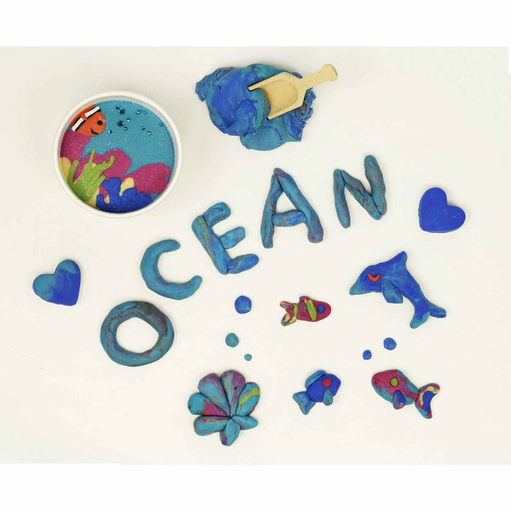 Land of Dough: Under The Sea w/ Wooden Scoop Clay/Dough Land of Dough   